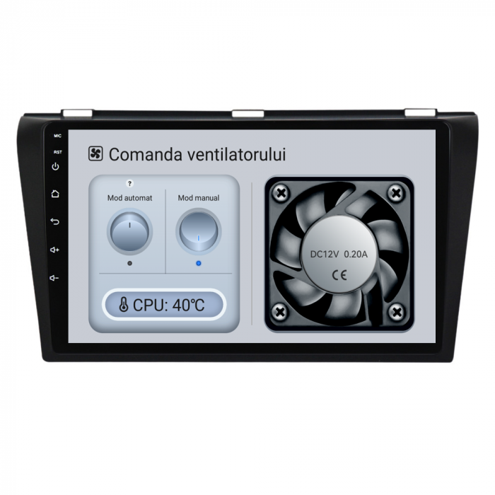Navigatie Dedicata Mazda 3 (2003-2009), 9Inch, 8Gb Ram, 256Gb Stocare, Carplay [6]