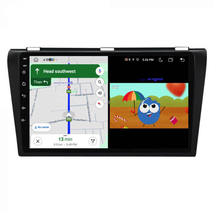 Navigatie Dedicata Mazda 3 (2003-2009), 9Inch, 8Gb Ram, 256Gb Stocare, Carplay [5]