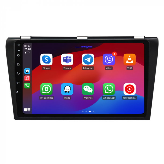Navigatie Dedicata Mazda 3 (2003-2009), 9Inch, 8Gb Ram, 256Gb Stocare, Carplay [4]