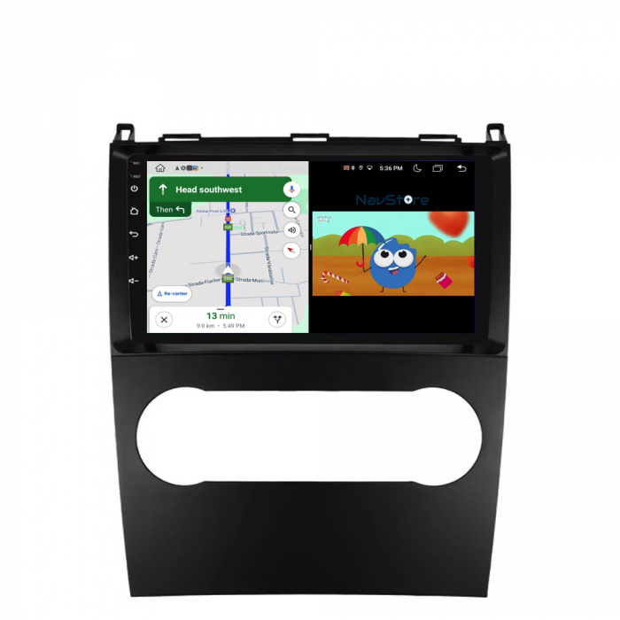 Navigatie Dedicata Mercedes Benz A-Class/B-Class (2004-2012), 9Inch, 4Gb Ram, 64Gb Stocare, Carplay [6]