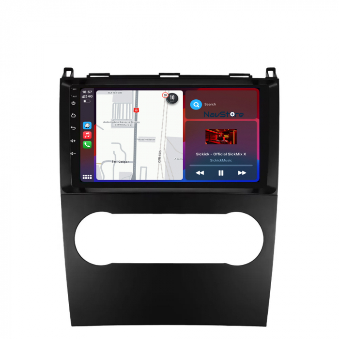 Navigatie Dedicata Mercedes Benz A-Class/B-Class (2004-2012), 9Inch, 4Gb Ram, 64Gb Stocare, Carplay [4]