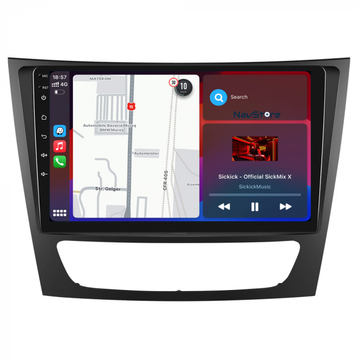 Navigatie Android Dedicata Mercedes Benz E-Class W211 (2002 - 2010), 9Inch, 8Gb Ram, 256Gb Stocare, Carplay [2]