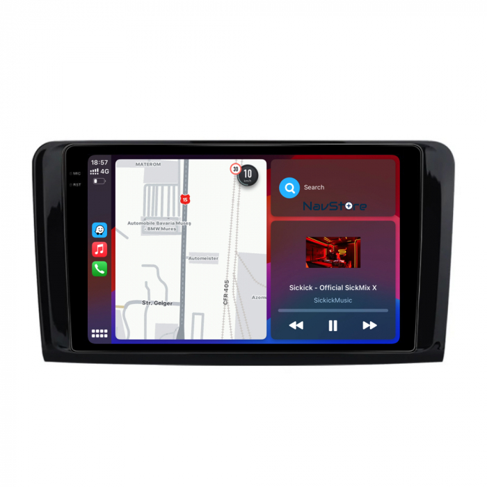 Navigatie Android Dedicata Mercedes Benz ML W164 | GL X164 (2005 - 2012), Display 2K, 4Gb Ram, 64Gb Stocare, Bluetooth, WiFi, Carplay [2]