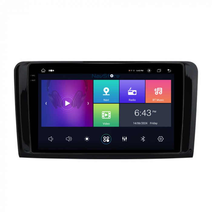 Navigatie Android Dedicata Mercedes Benz ML W164 | GL X164 (2005 - 2012), Display 2K, 4Gb Ram, 64Gb Stocare, Bluetooth, WiFi, Carplay [4]