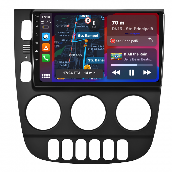 Navigatie Dedicata Mercedes ML W163 (1998-2005), 9Inch, 6Gb Ram, 128Gb Stocare, Carplay [2]