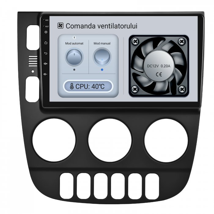 Navigatie Dedicata Mercedes ML W163 (1998-2005), 9Inch, 6Gb Ram, 128Gb Stocare, Carplay [6]
