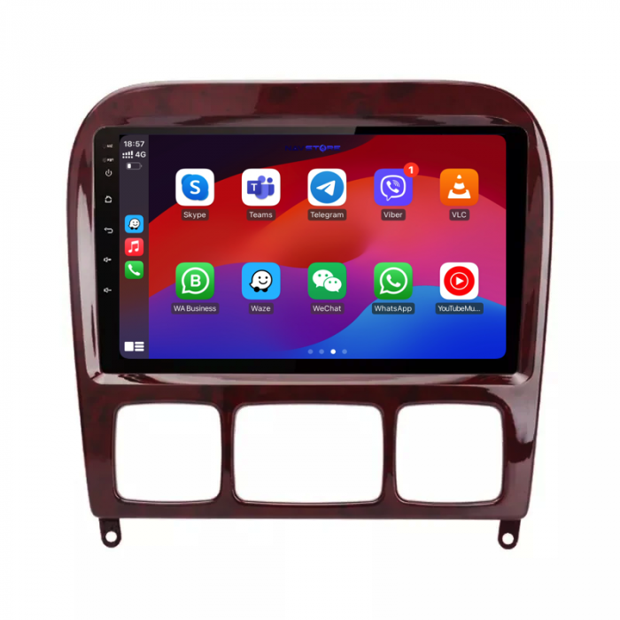 Navigatie Dedicata Mercedes S-Class W220 (1998-2005), 9Inch, 6Gb Ram, 128Gb Stocare, Carplay [4]
