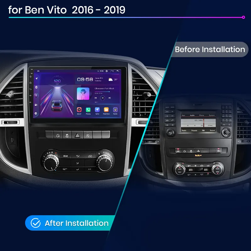 Navigatie Dedicata Mercedes Vito W447 (2014-2021), 10Inch, 6Gb Ram, 128Gb Stocare, Carplay [7]