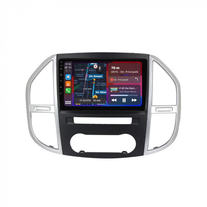 Navigatie Dedicata Mercedes Vito W447 (2014-2021), 10Inch, 6Gb Ram, 128Gb Stocare, Carplay [2]