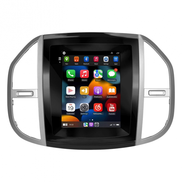 Navigatie Android Dedicata Mercedes Vito W447 (2014-2021), 9.7 Inch, 2Gb Ram, 32Gb stocare, Bluetooth, WiFi, Carplay [2]