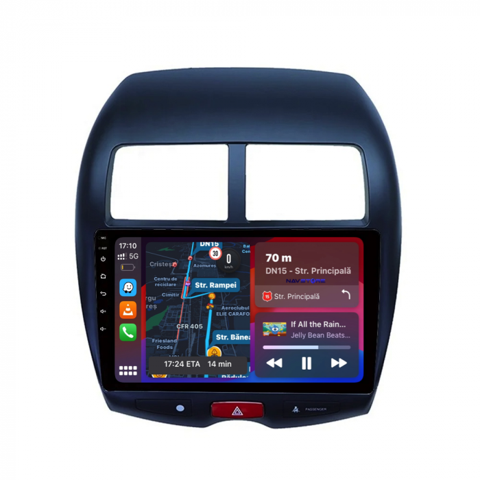 Navigatie Dedicata Mitsubishi ASX (2010 - 2016), 10Inch, 6Gb Ram, 128Gb Stocare, Carplay [2]