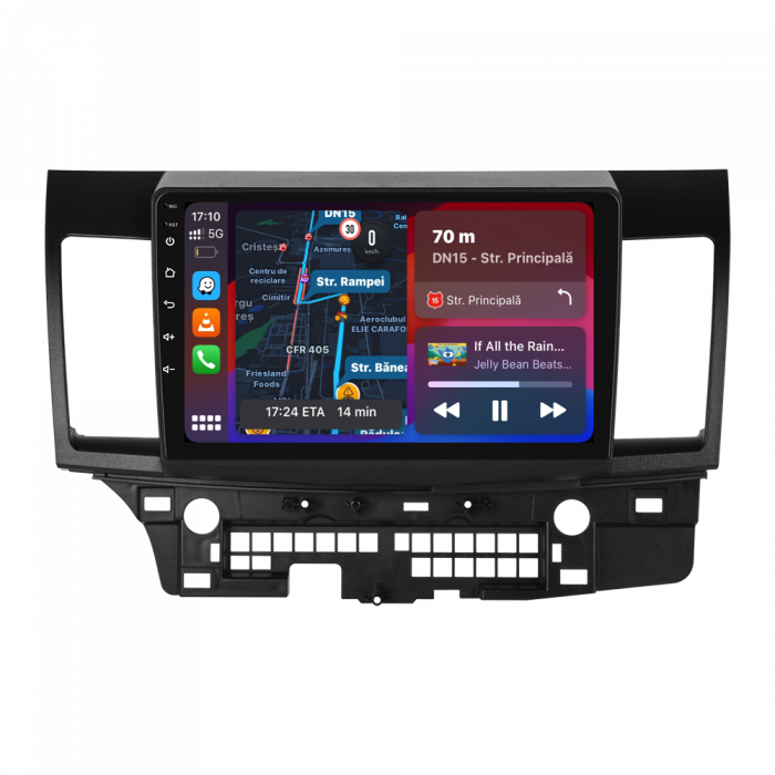 Navigatie Dedicata Mitsubishi Lancer (2007-2013), 9Inch, 6Gb Ram, 128Gb Stocare, Carplay [2]