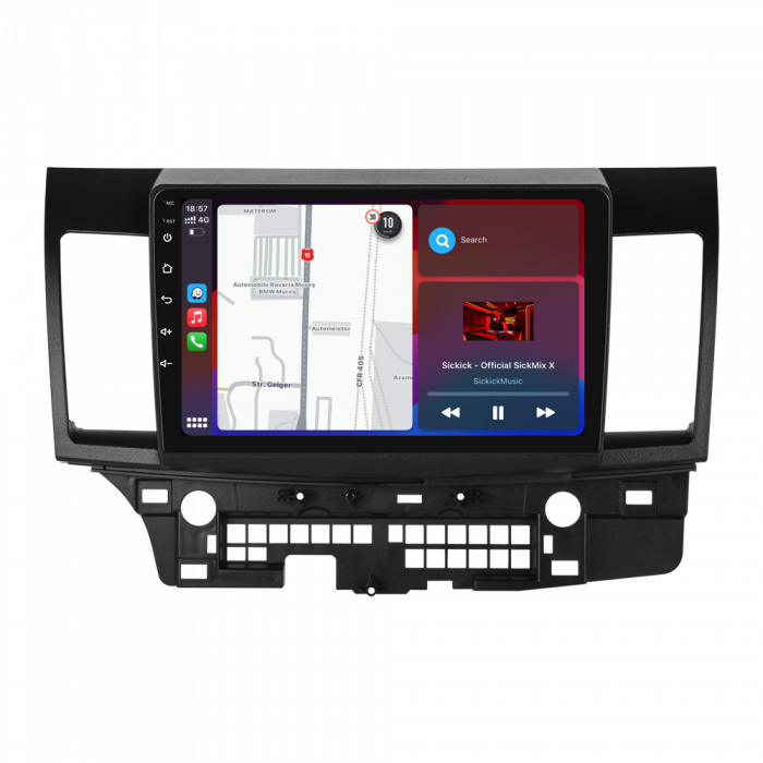 Navigatie Dedicata Mitsubishi Lancer (2007-2013), 9Inch, 8Gb Ram, 256Gb Stocare, Carplay [3]
