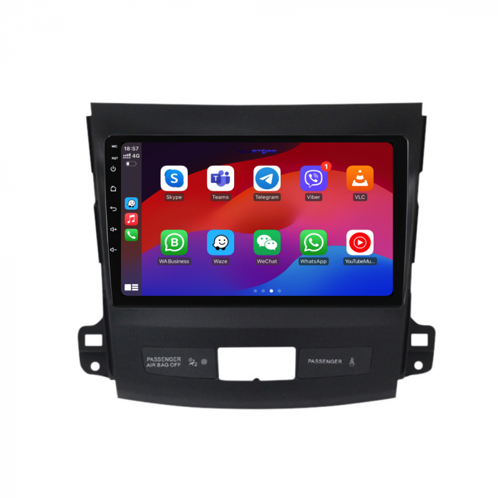 Navigatie Dedicata Mitsubishi Outlander (2005-2011), 9Inch, 6Gb Ram, 128Gb Stocare, Carplay [4]