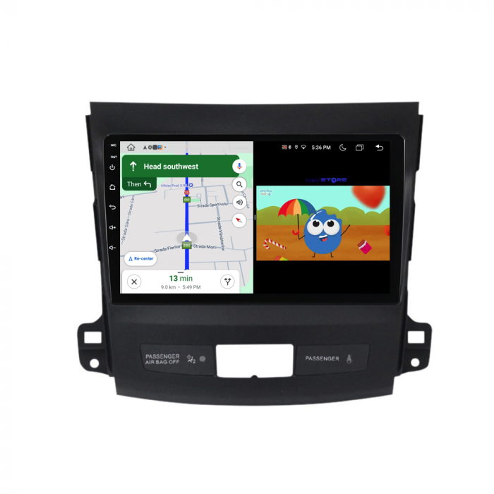 Navigatie Dedicata Mitsubishi Outlander (2005-2011), 9Inch, 6Gb Ram, 128Gb Stocare, Carplay [5]