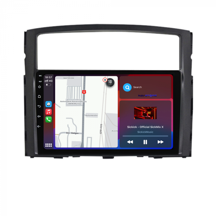 Navigatie Dedicata Mitsubishi Pajero (2006 - 2018), 9 Inch, 8Gb Ram, 256Gb stocare, Carplay [3]