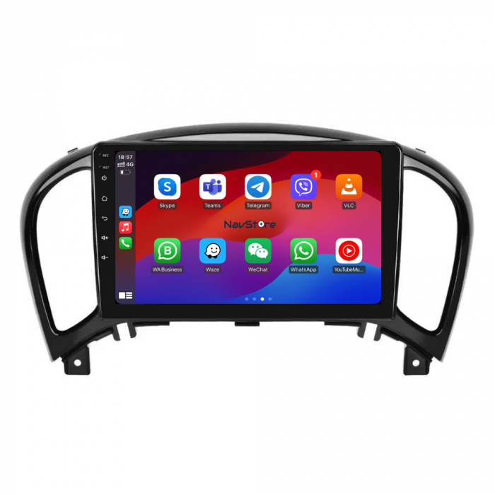 Navigatie Android Dedicata Nissan Juke (2010-2017), 9Inch, 4Gb Ram, 64Gb Stocare, Bluetooth, WiFi, Carplay [6]