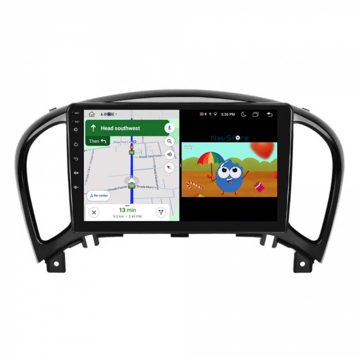 Navigatie Android Dedicata Nissan Juke (2010-2017), 9Inch, 4Gb Ram, 64Gb Stocare, Bluetooth, WiFi, Carplay [7]