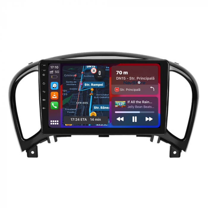 Navigatie Android Dedicata Nissan Juke (2010-2017), 9Inch, 4Gb Ram, 64Gb Stocare, Bluetooth, WiFi, Carplay [4]