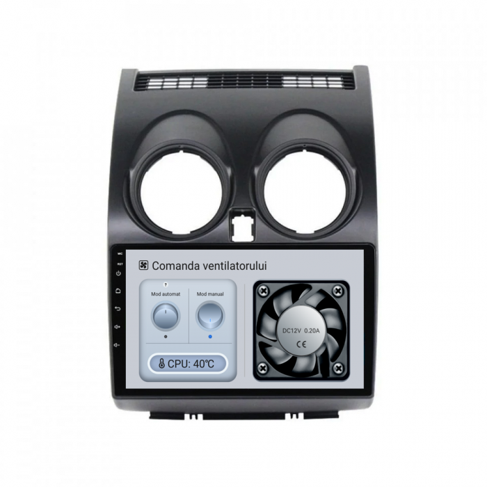 Navigatie Dedicata Nissan Qashqai J10 (2007-2013), 9Inch, 1Gb Ram, 32Gb Stocare, Carplay [6]