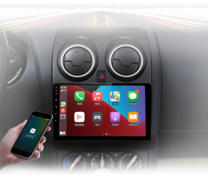 Navigatie Android Dedicata Nissan Qashqai J10 (2007-2013), 9Inch, 4Gb Ram, 64Gb Stocare, Bluetooth, WiFi, Carplay [8]