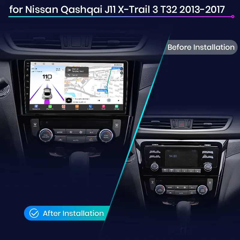 Navigatie Dedicata Nissan Qashqai J11, X Trail T32 (2013-2018), 10Inch, 2Gb Ram, 64Gb Stocare, Carplay [7]