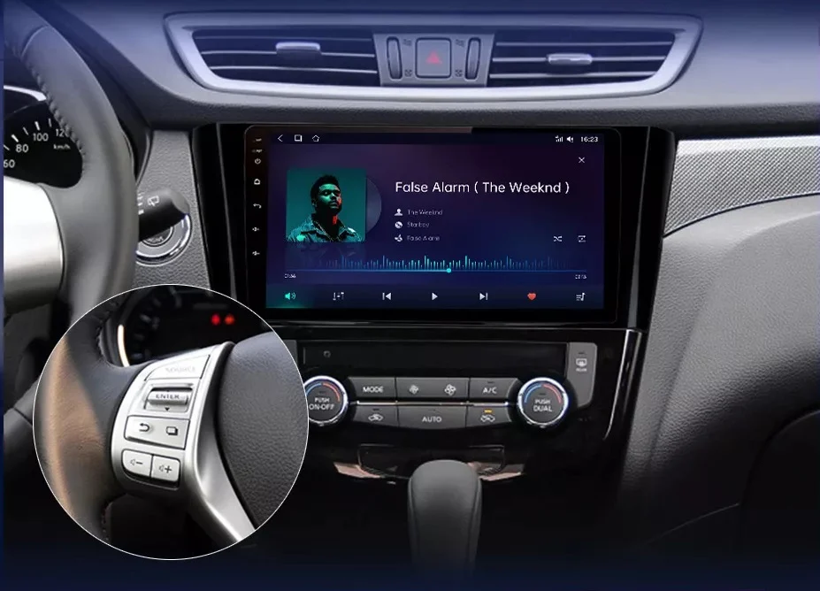 Navigatie Android Dedicata Nissan Qashqai J11, X Trail T32 (2013-2021), 10Inch, 4Gb Ram, 64Gb Stocare, Bluetooth, WiFi, Carplay [9]