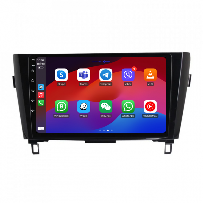 Navigatie Dedicata Nissan Qashqai J11, X Trail T32 (2013-2018), 10Inch, 4Gb Ram, 64Gb Stocare, Carplay [4]