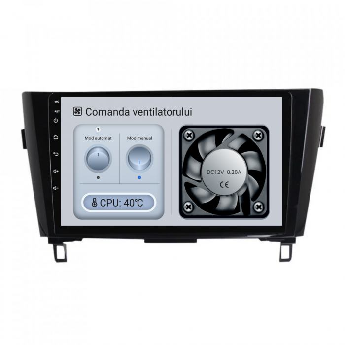 Navigatie Dedicata Nissan Qashqai J11, X Trail T32 (2013-2018), 10Inch, 8Gb Ram, 256Gb Stocare, Carplay [6]