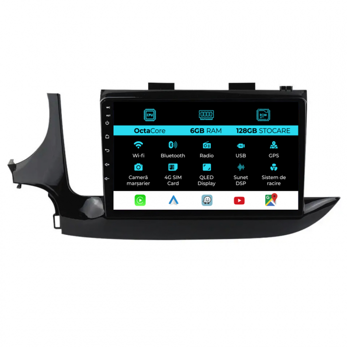 Navigatie Dedicata Opel Mokka (2016 - 2024), 9Inch, 6Gb Ram, 128Gb Stocare, Carplay [1]