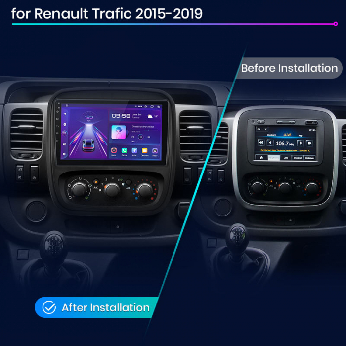 Navigatie Dedicata Opel Vivaro/Renault Trafic/Fiat Talento (2014 - 2018), 9 Inch, 6Gb Ram, 128Gb stocare, Carplay [7]