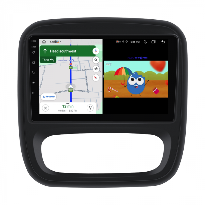 Navigatie Dedicata Opel Vivaro/Renault Trafic/Fiat Talento (2014 - 2018), 9 Inch, 6Gb Ram, 128Gb stocare, Carplay [5]