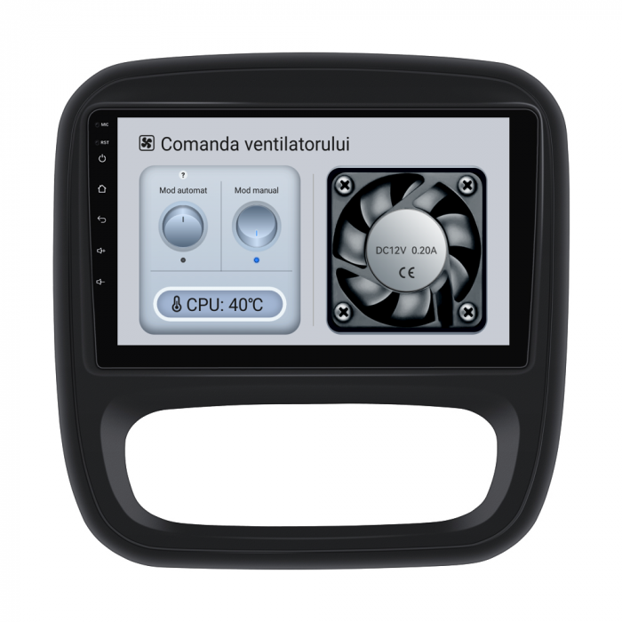 Navigatie Dedicata Opel Vivaro/Renault Trafic/Fiat Talento (2014 - 2018), 9 Inch, 6Gb Ram, 128Gb stocare, Carplay [6]