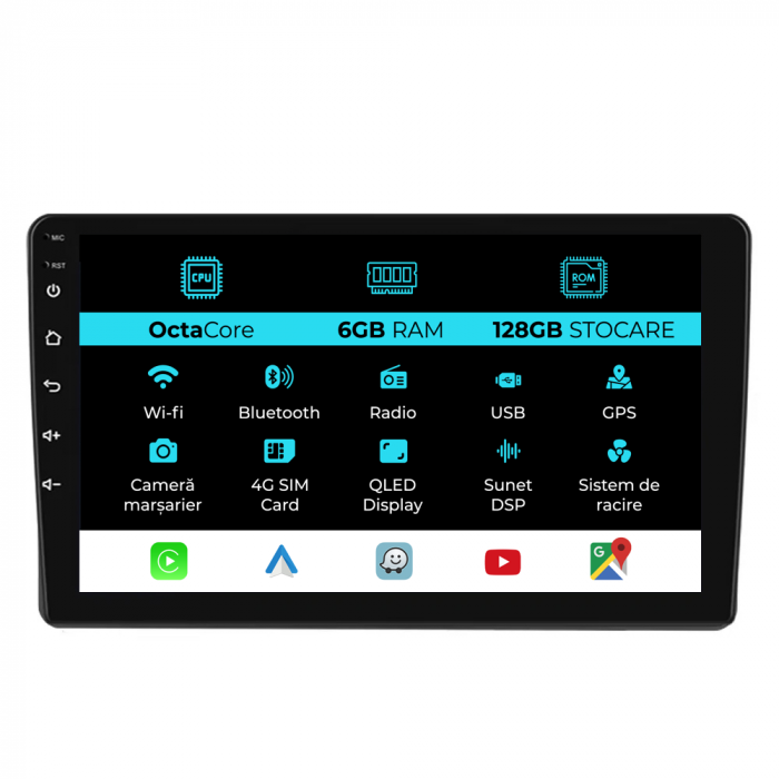 Navigatie Dedicata Opel Zafira/Astra/Antara/Corsa (2005-2015), 9Inch, 6Gb Ram, 128Gb Stocare, Carplay [1]