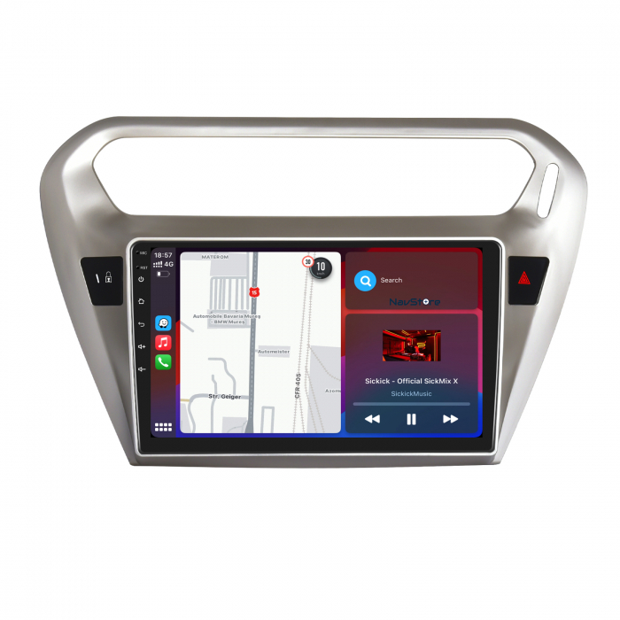 Navigatie Dedicata Peugeot 301, Citroen C-Elysee (2013-2018), 9Inch, 2Gb Ram, 64Gb Stocare, Carplay [3]