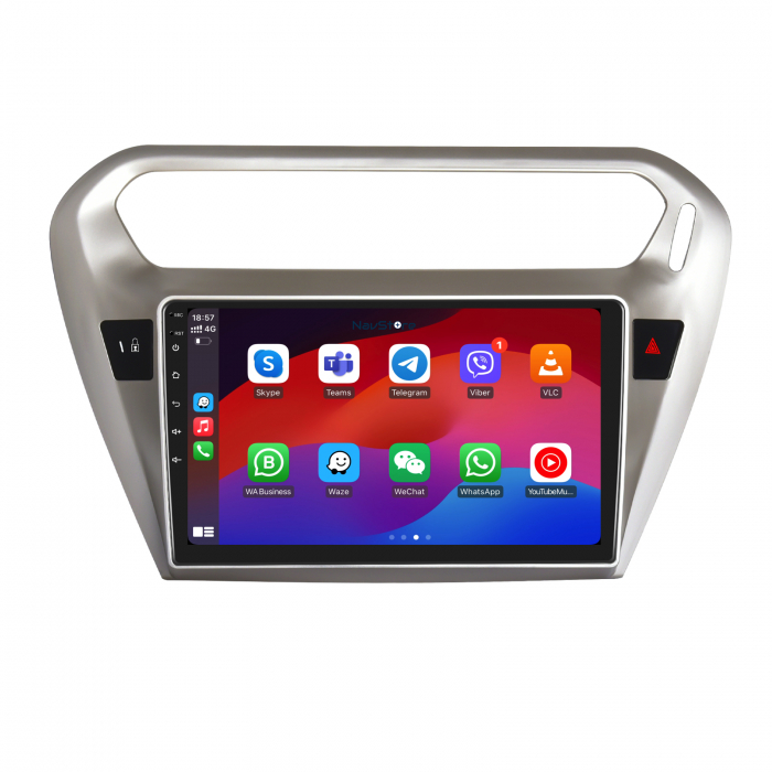 Navigatie Android Dedicata Peugeot 301, Citroen C-Elysee (2013-2018), 9Inch, 4Gb Ram, 64Gb Stocare, Bluetooth, WiFi, Carplay [6]