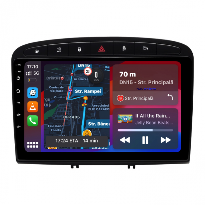 Navigatie Dedicata Peugeot 308/408 (2008-2013), 9Inch, 6Gb Ram, 128Gb Stocare, Carplay [2]