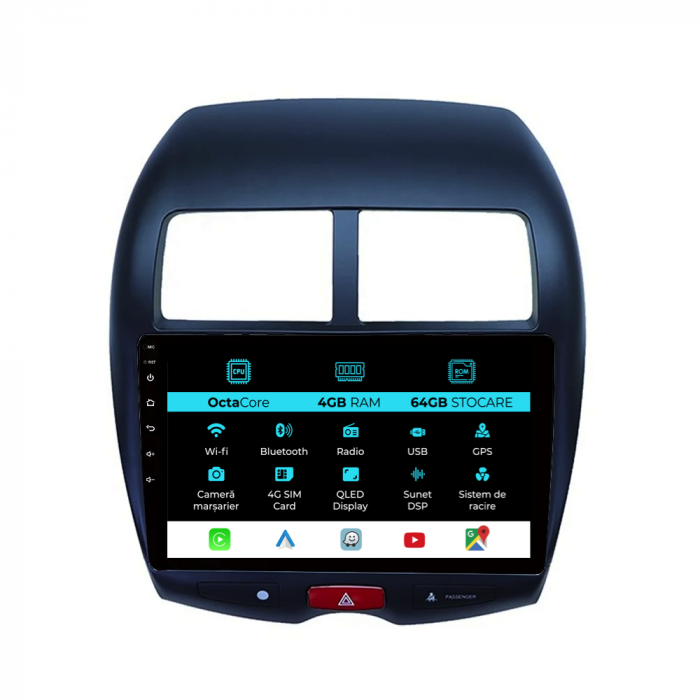 Navigatie Dedicata Peugeot 4008 (2012-2019), 10Inch, 4Gb Ram, 64Gb Stocare, Waze [1]