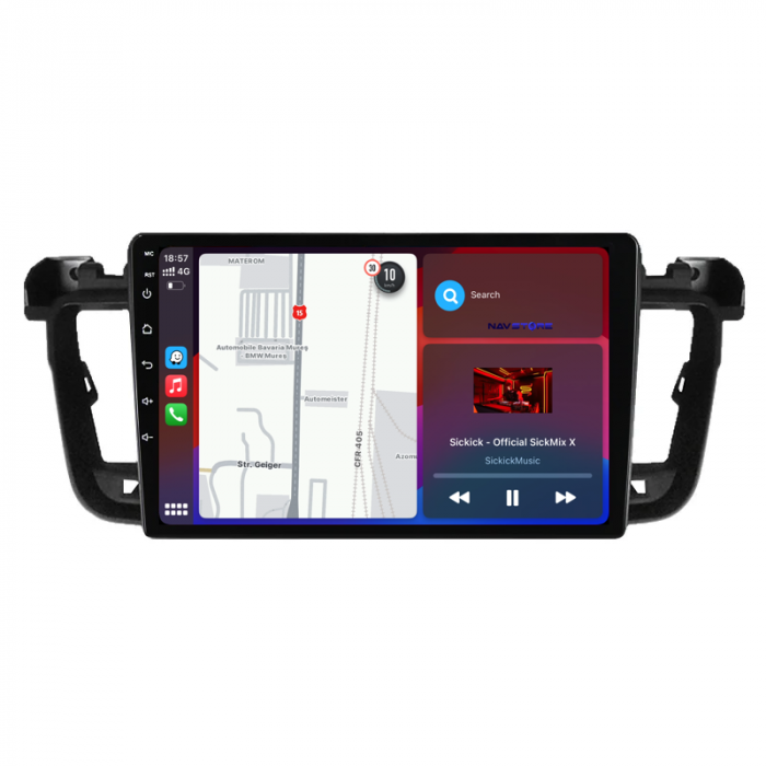 Navigatie Dedicata Peugeot 508 (2010-2018), 9Inch, 4Gb Ram, 64Gb Stocare, Carplay [3]