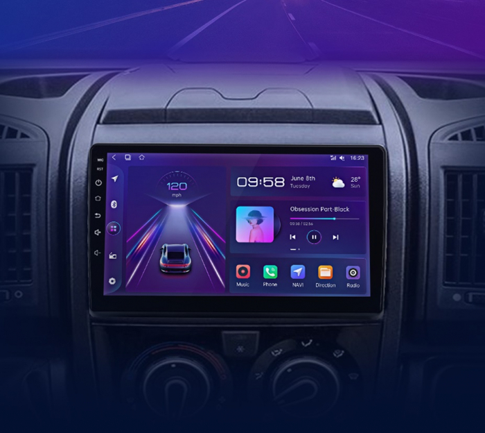 Navigatie Dedicata Peugeot Boxter/Fiat Ducato/Citroen Jumper (2006-2022), 9Inch, 8Gb Ram, 256Gb Stocare, Carplay [7]