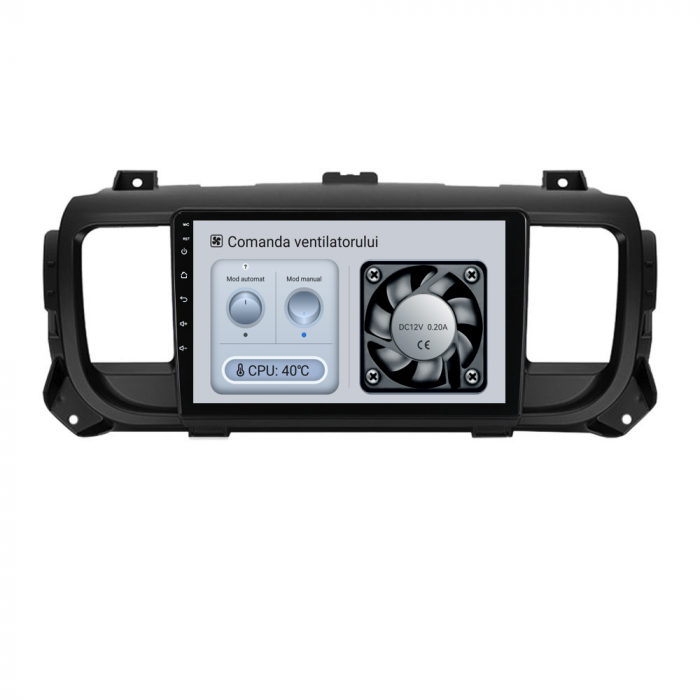 Navigatie Dedicata Peugeot Expert / Citroen Jumpy 3 (2016-2021), 9Inch, 8Gb Ram, 256Gb Stocare, Carplay [6]