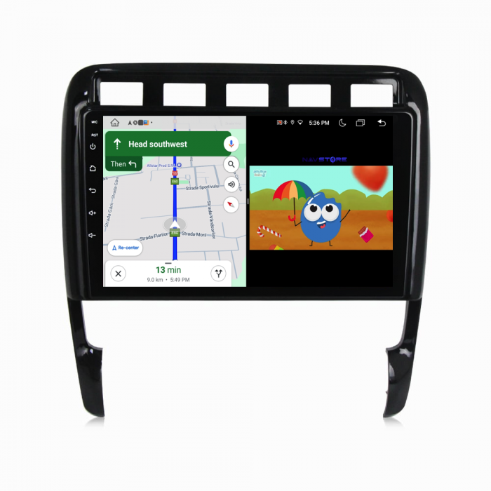 Navigatie Dedicata Porsche Cayenne (2002-2010), 9Inch, 6Gb Ram, 128Gb Stocare, Carplay [5]