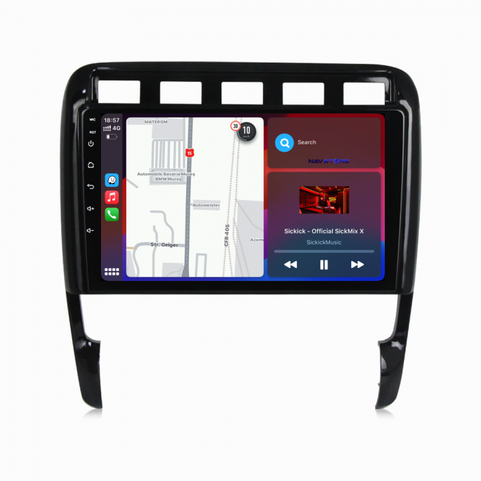 Navigatie Dedicata Porsche Cayenne (2002-2010), 9Inch, 6Gb Ram, 128Gb Stocare, Carplay [3]