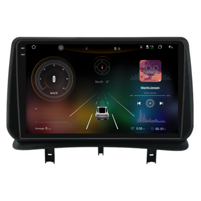 Navigatie Android Dedicata Renault Clio 3 (2005-2014), 2K, 12Gb Ram, 256Gb Stocare, Carplay [2]