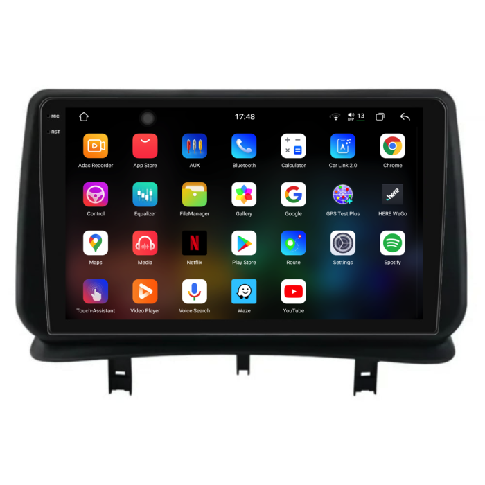 Navigatie Android Dedicata Renault Clio 3 (2005-2014), 2K, 12Gb Ram, 256Gb Stocare, Carplay [3]