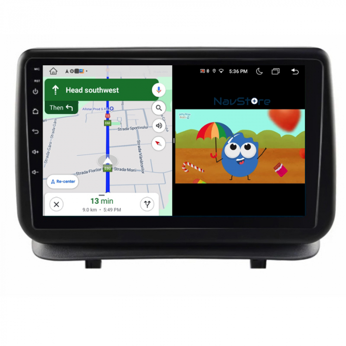 Navigatie Dedicata Renault Clio 3 (2005-2014), 9Inch, 6Gb Ram, 128Gb Stocare, Carplay [5]