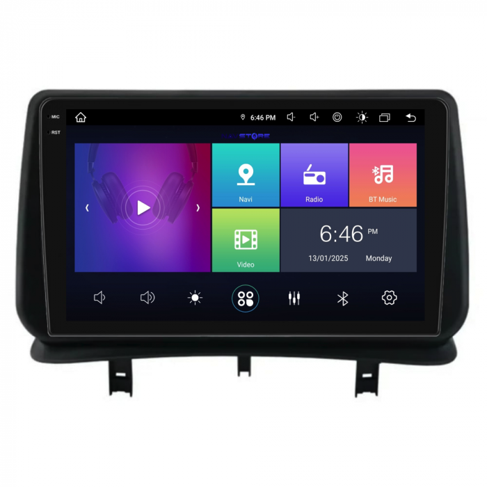 Navigatie Android Dedicata Renault Clio 3 (2005-2014), 9Inch, 8Gb Ram, 256Gb Stocare, Carplay [7]