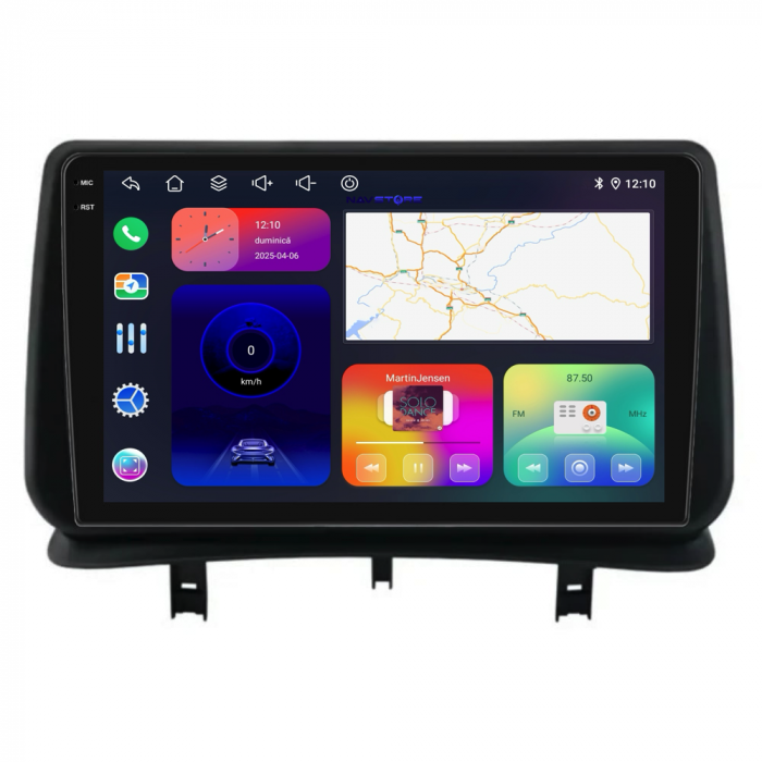 Navigatie Android Dedicata Renault Clio 3 (2005-2014),QuadCore, 9Inch, 4Gb Ram, 64Gb Stocare, Carplay [6]
