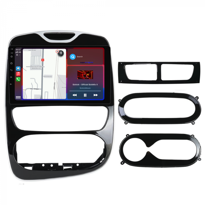 Navigatie Dedicata Renault Clio 4 (2012-2019), 9Inch, 6Gb Ram, 128Gb Stocare, Carplay [3]