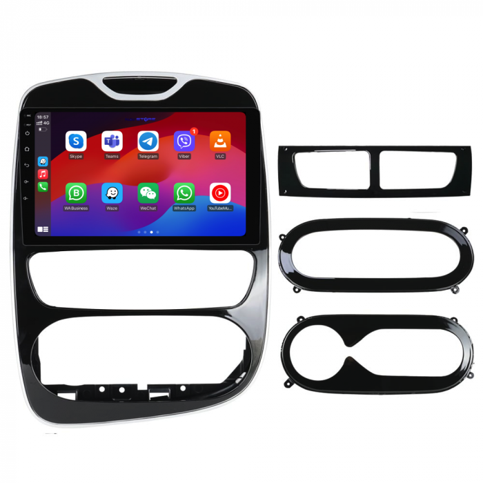 Navigatie Dedicata Renault Clio 4 (2012-2019), 9Inch, 6Gb Ram, 128Gb Stocare, Carplay [4]